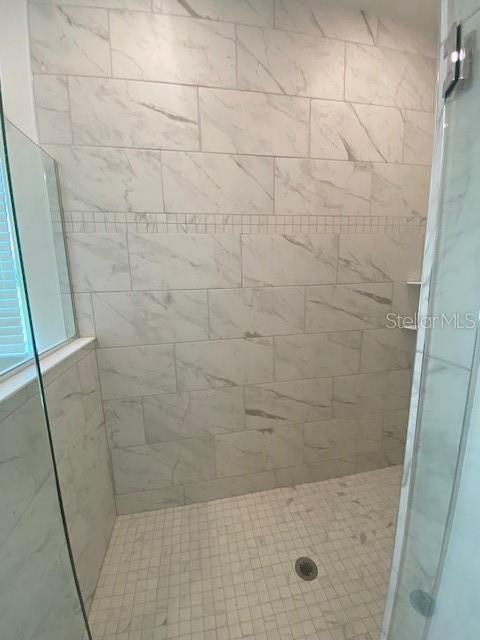 Bathroom, Glass Shower, Interior, Marble Walls