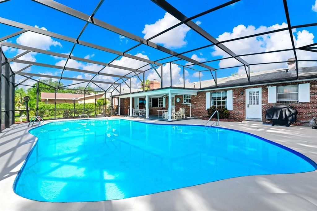 Glass Ceilings, Interior, Pool, Stone Walls, Sun Room