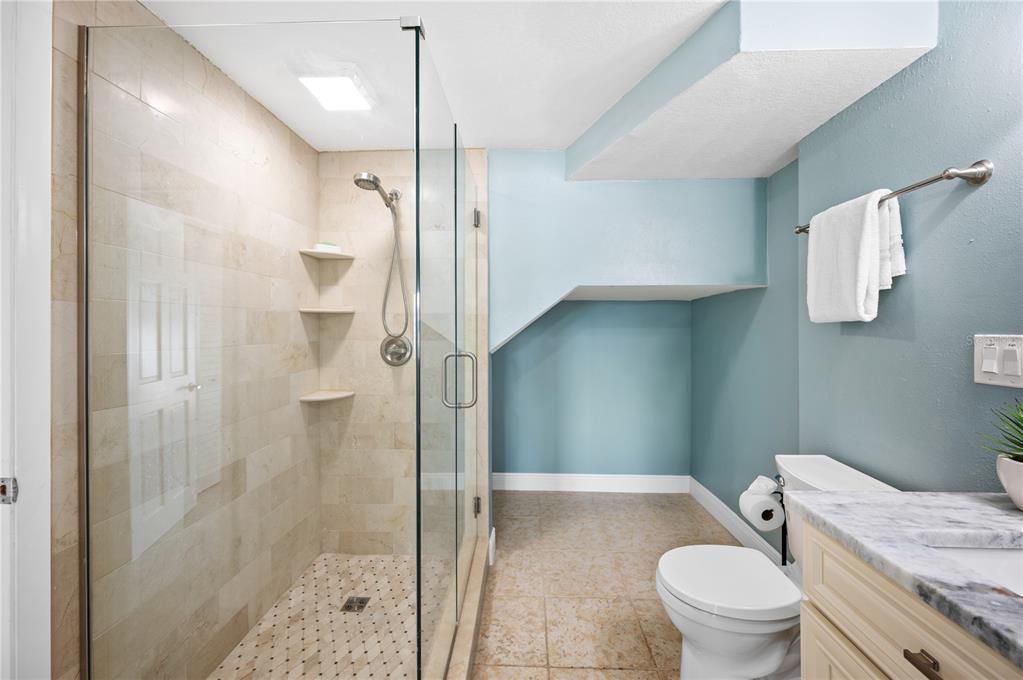 Bathroom, Glass Shower, Interior