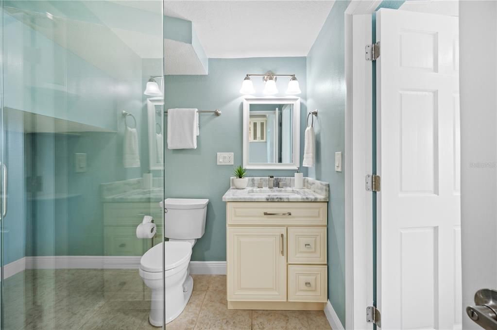 Bathroom, Glass Shower, Interior