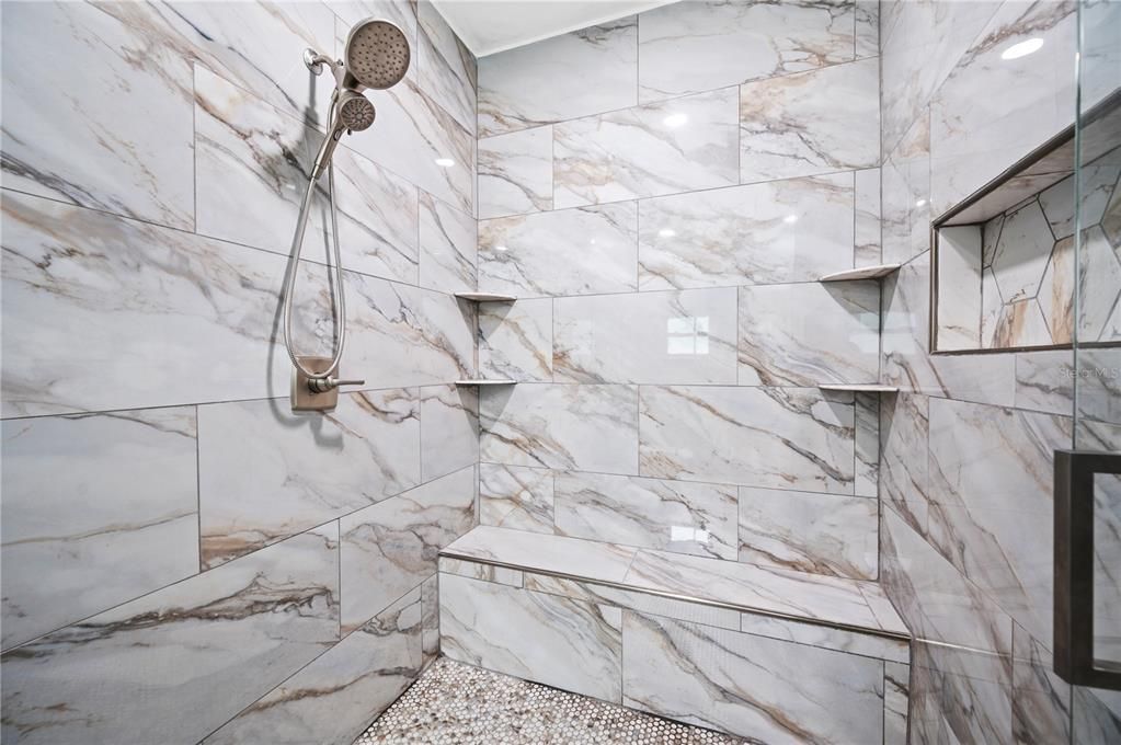 Bathroom, Interior, Marble Walls