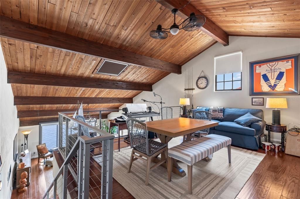 Interior, Living room, Wooden Beams, Wooden Ceilings, Wood Texture Flooring