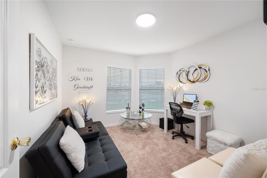 Home Office, Interior, Recessed Lighting