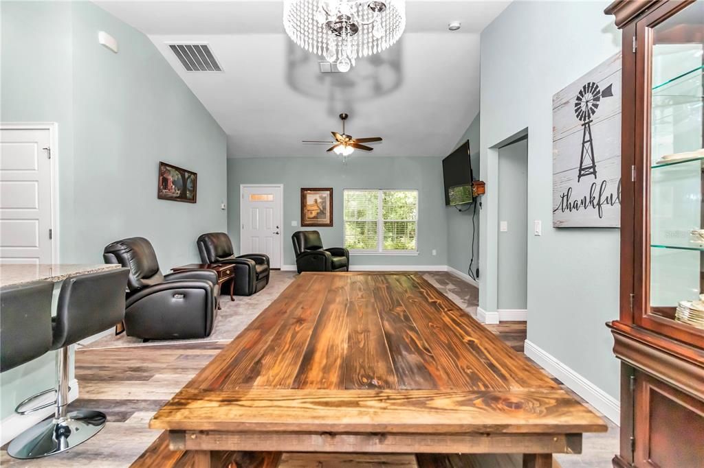 Home Theatre Room, Interior, Wood Texture Flooring