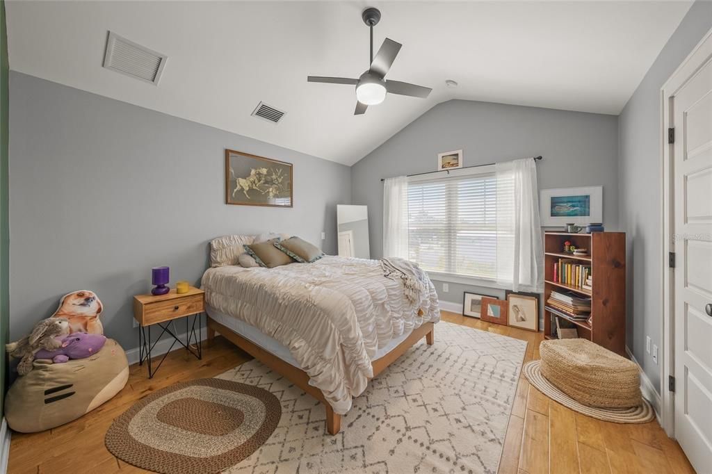 Bedroom, Interior, Wood Texture Flooring
