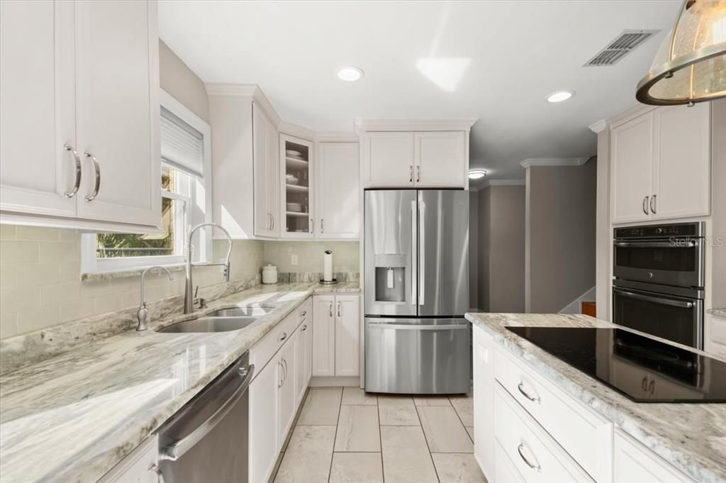 Interior, Kitchen, Recessed Lighting, Stainless Steel Appliances