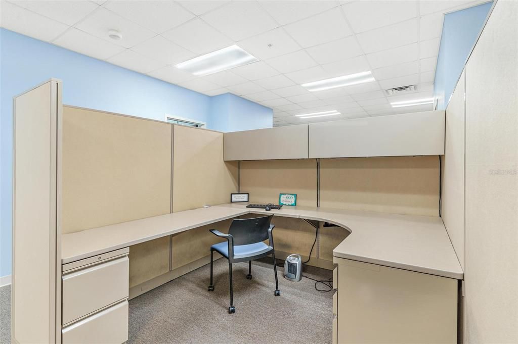Home Office, Interior, Recessed Lighting