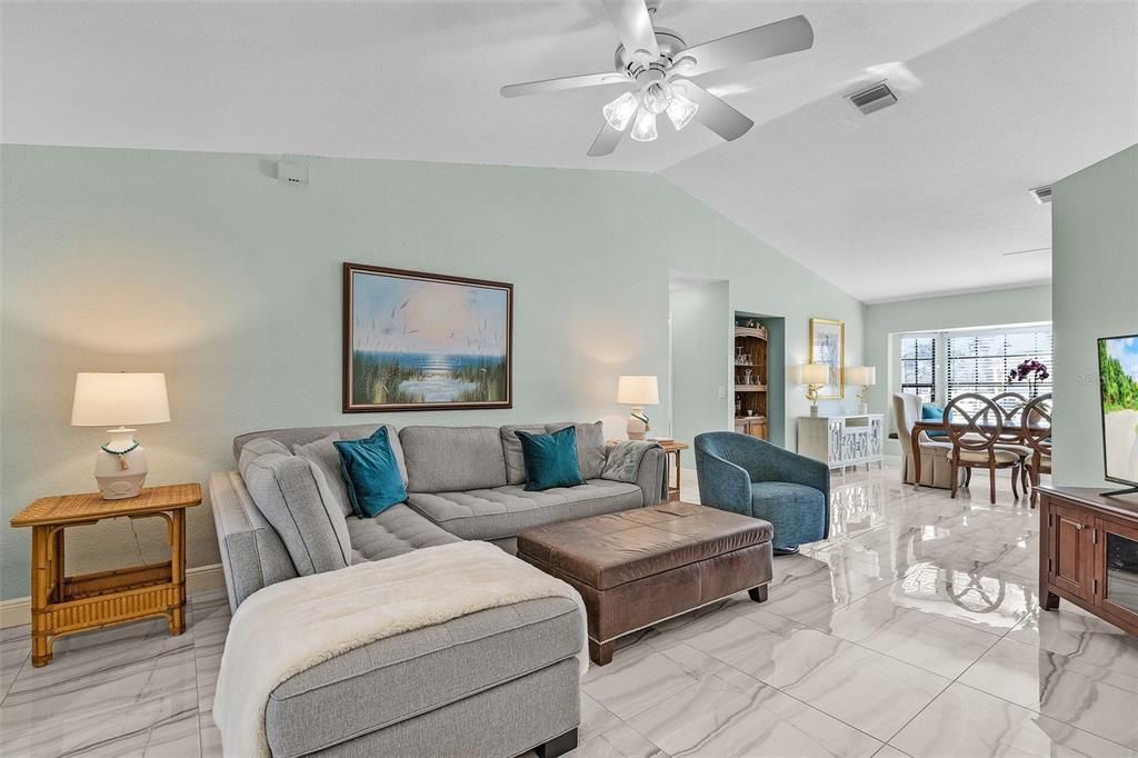 Interior, Living room, Marble