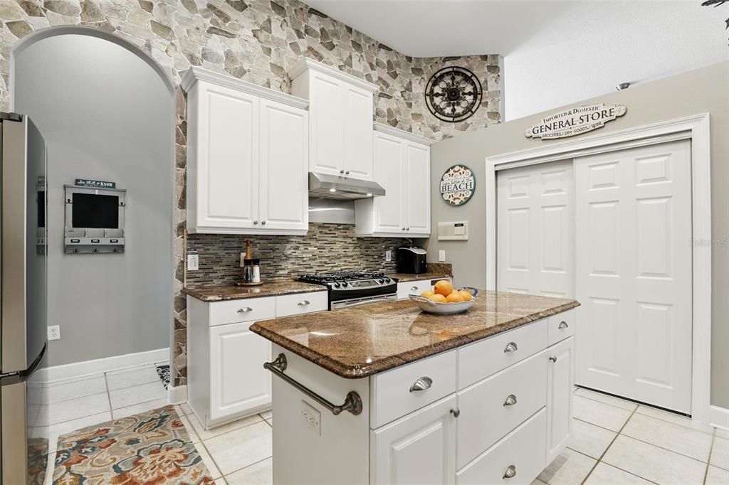 Interior, Kitchen, Stone Walls