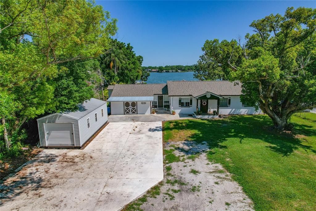 Backyard, Detached Garage, Exterior