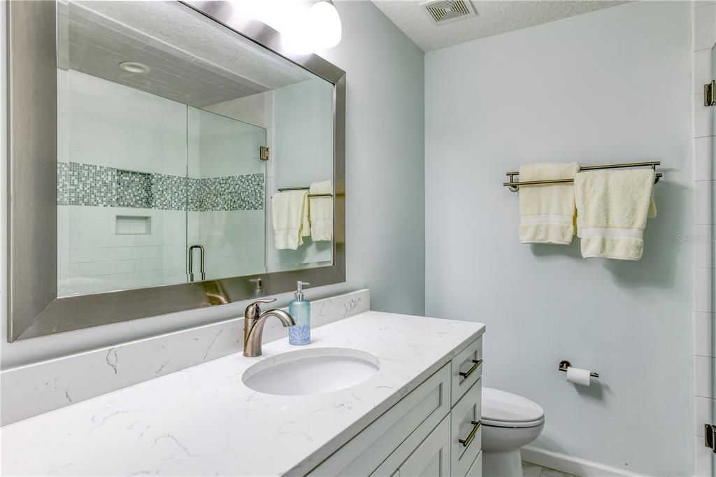 Bathroom, Glass Shower, Interior