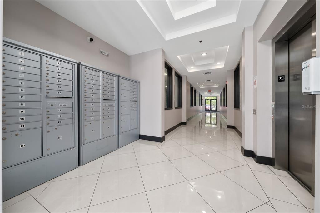 Elevator, Interior, Recessed Lighting