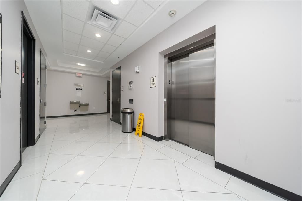 Elevator, Interior, Recessed Lighting