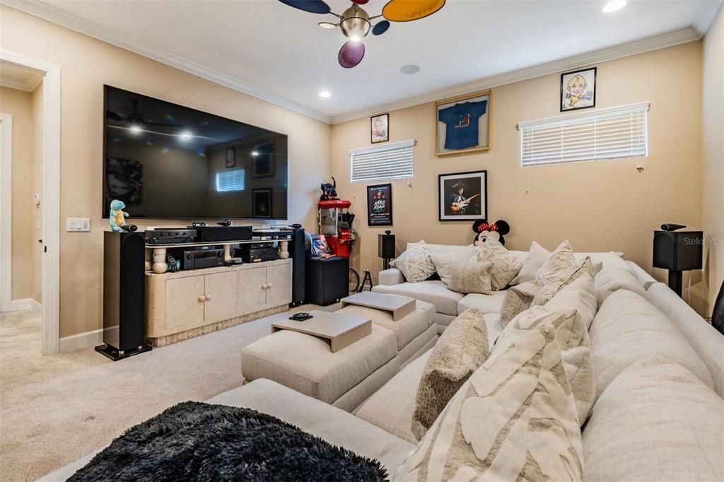 Interior, Living room, Recessed Lighting