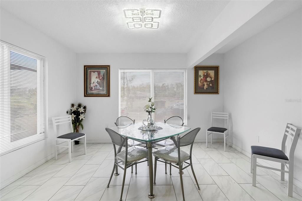 Dining room, Interior, Marble