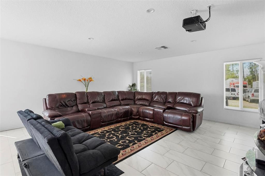 Interior, Living room, Marble, Recessed Lighting