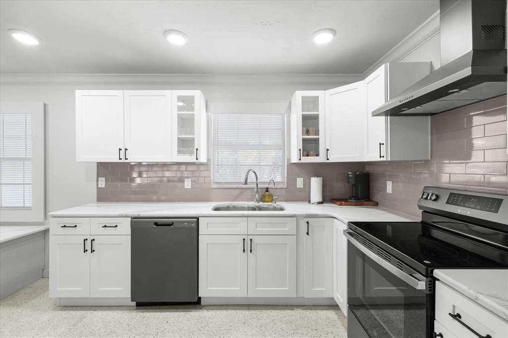 Interior, Kitchen, Recessed Lighting, Stainless Steel Appliances