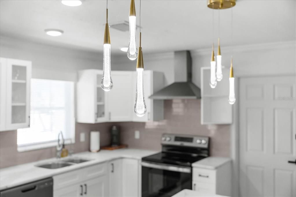 Interior, Kitchen, Pendant Lights, Recessed Lighting