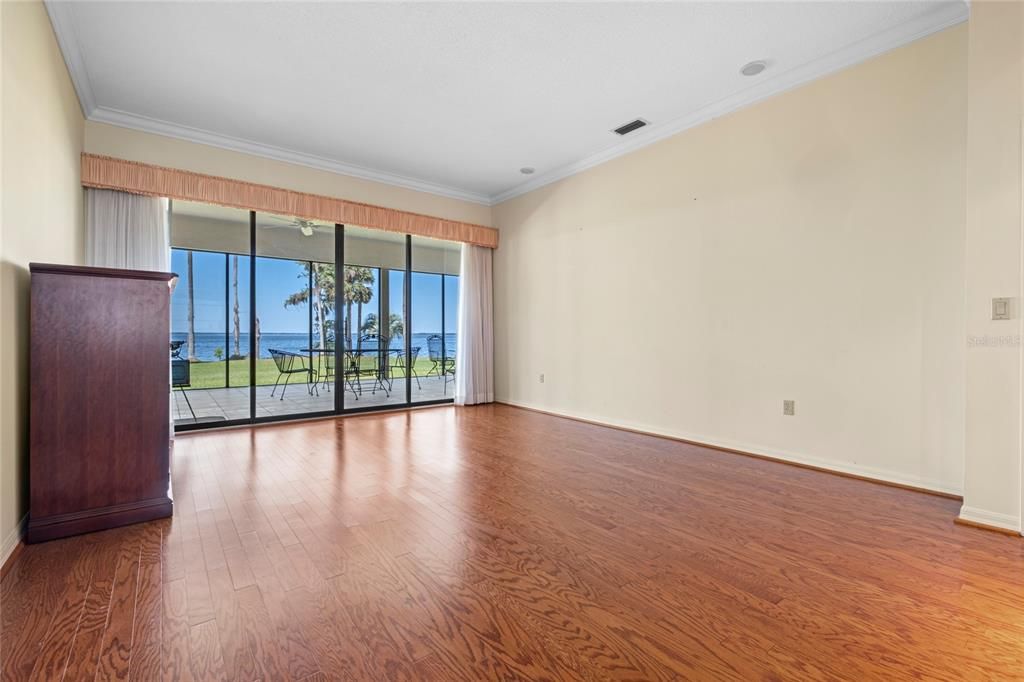 Empty room, Interior, Water, Wood Texture Flooring