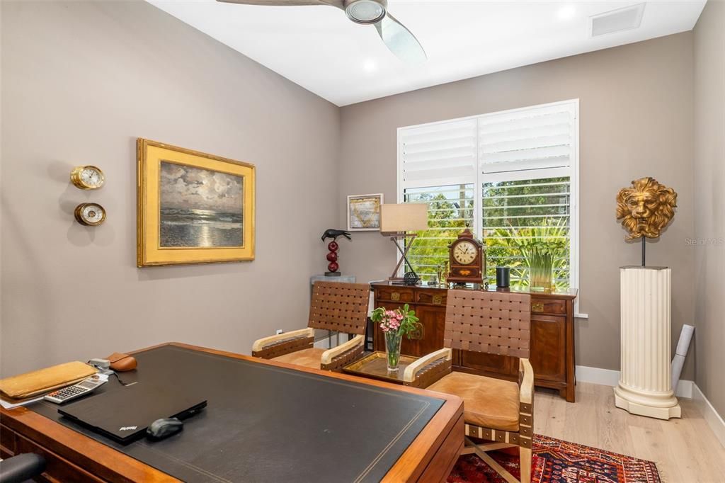 Home Office, Interior, Wood Texture Flooring
