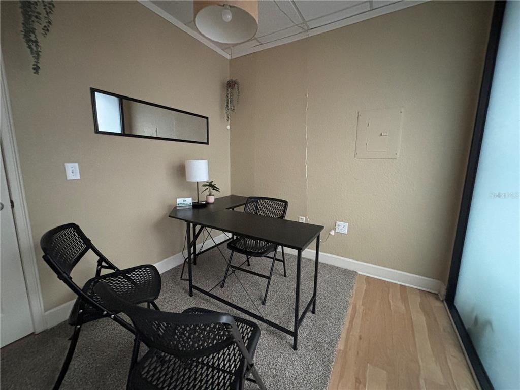 Home Office, Interior, Wood Texture Flooring