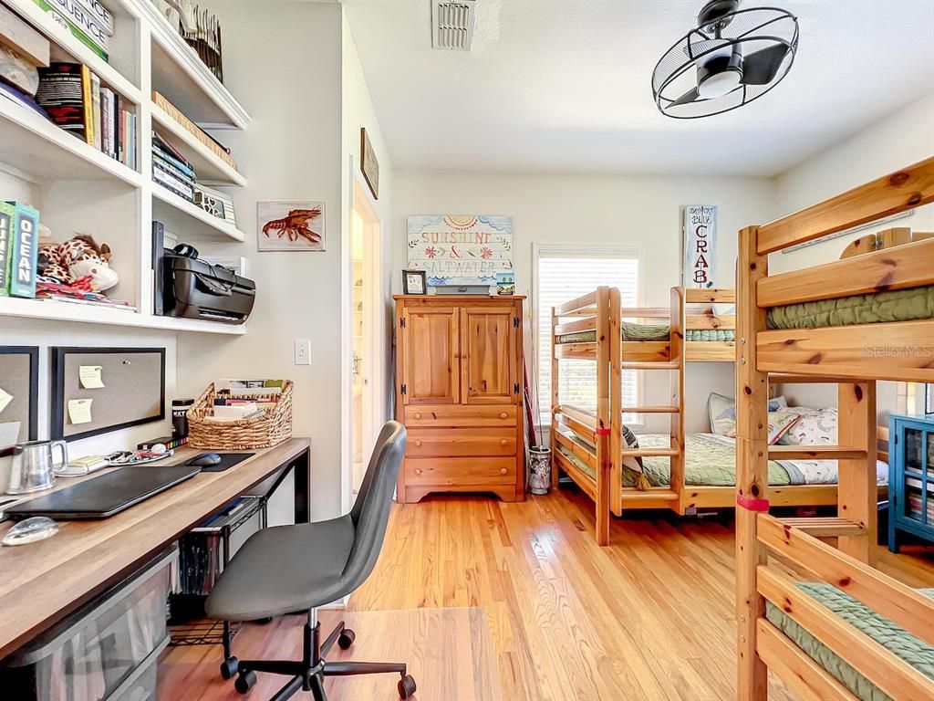 Home Office, Interior, Wood Texture Flooring