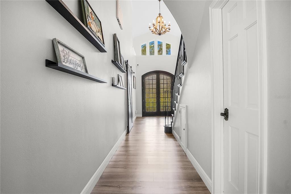 Chandelier, Interior, Pendant Lights, Wood Texture Flooring