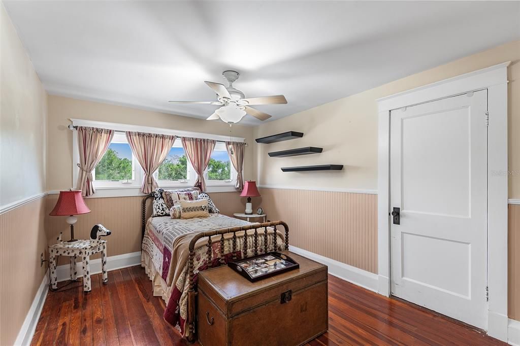 Bedroom, Interior, Wood Texture Flooring
