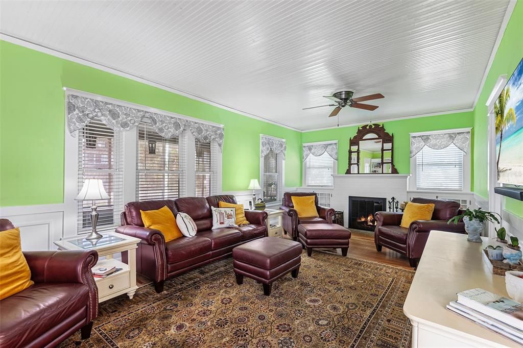 Fireplace, Interior, Living room, Wood Texture Flooring