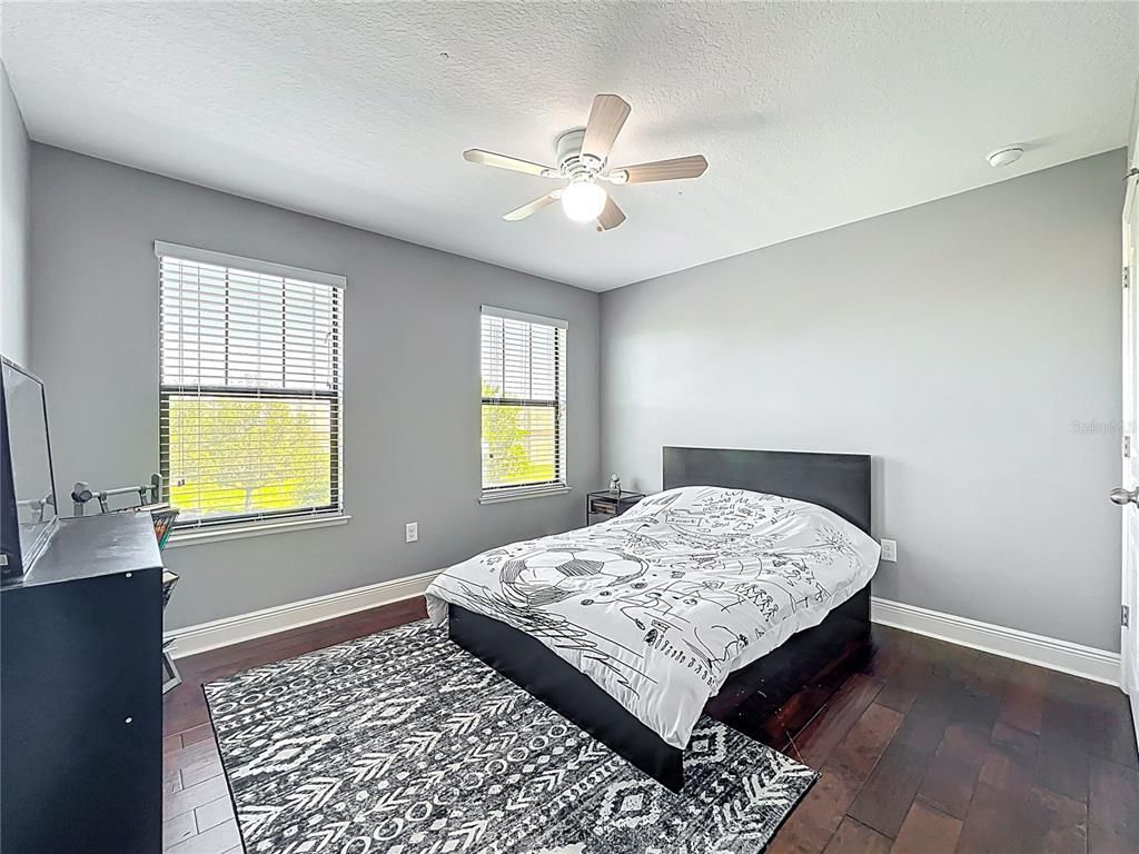 Bedroom, Interior, Wood Texture Flooring