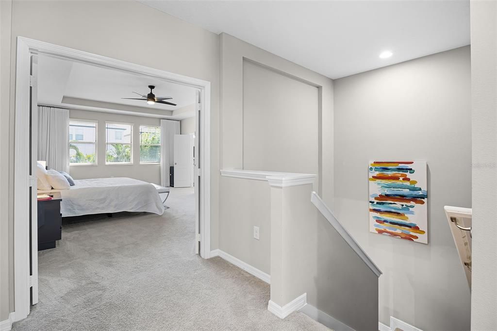 Bedroom, Interior, Recessed Lighting