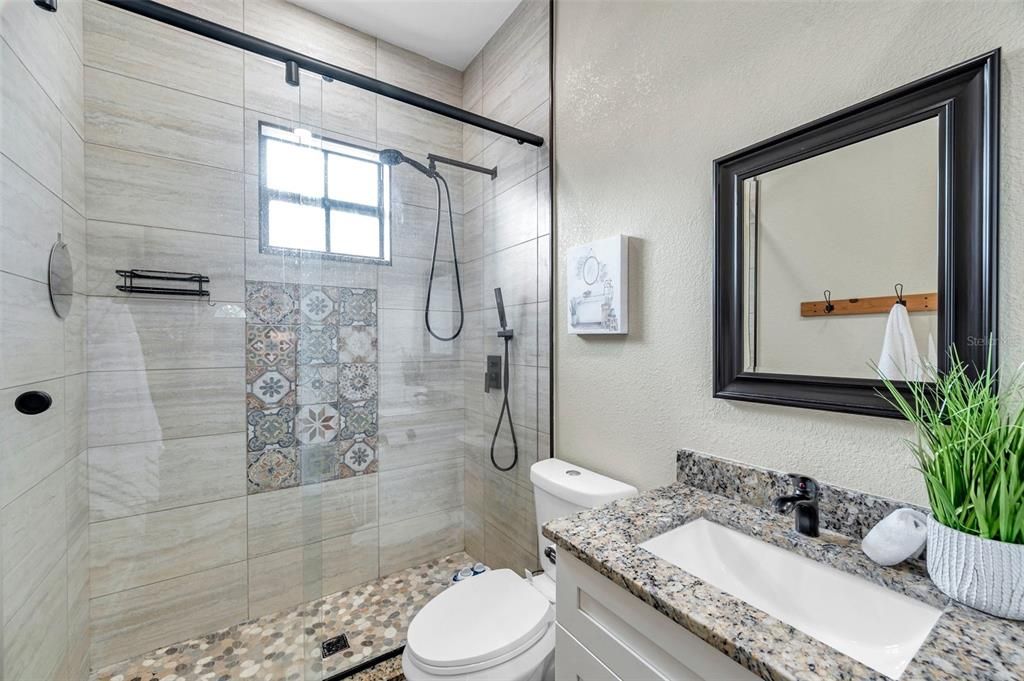 Bathroom, Glass Shower, Interior