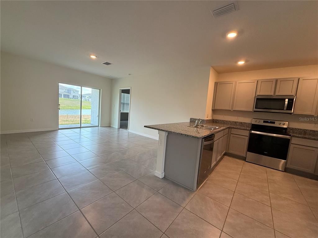 Interior, Kitchen, Recessed Lighting, Stainless Steel Appliances