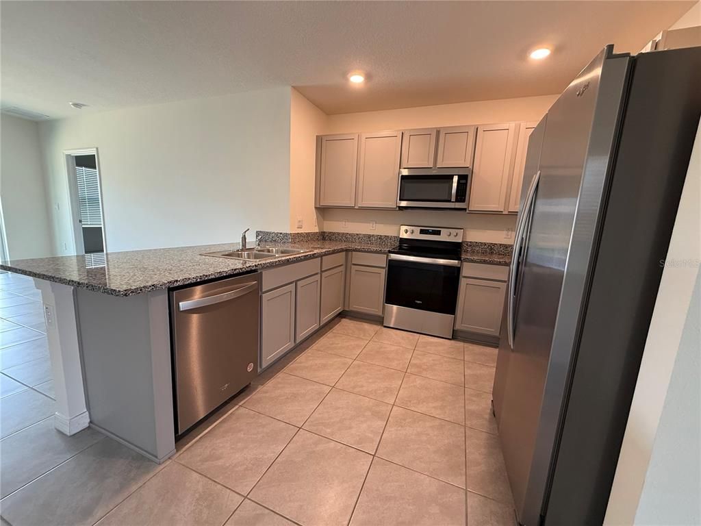 Interior, Kitchen, Recessed Lighting, Stainless Steel Appliances