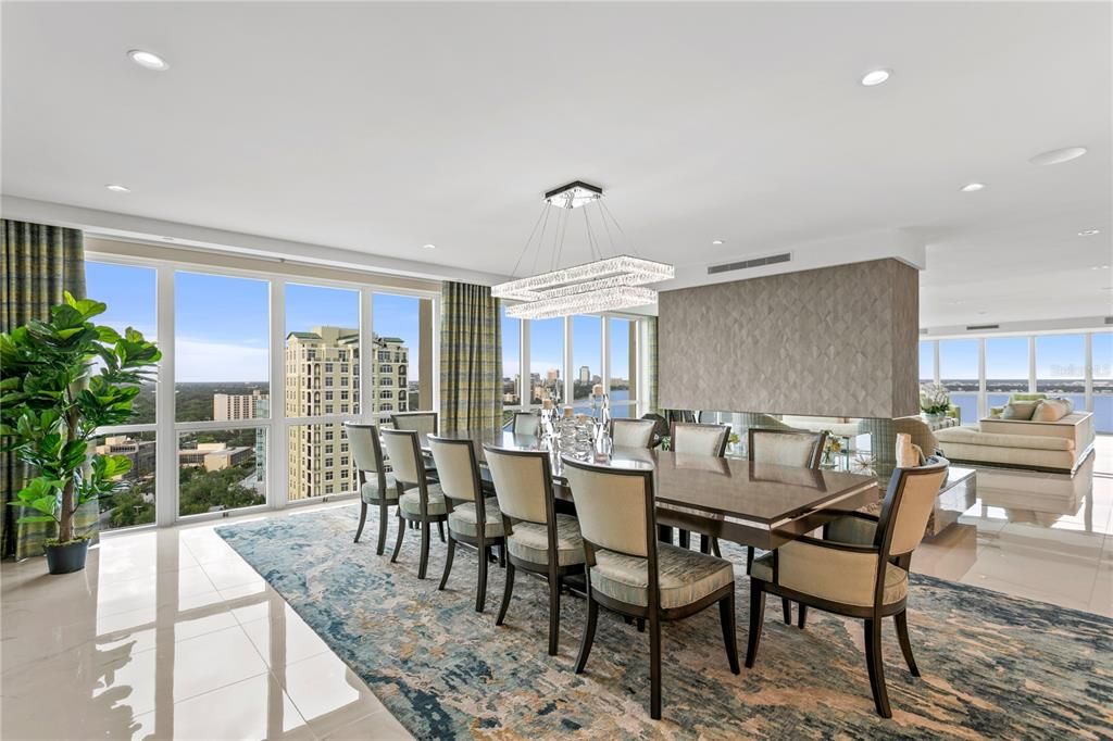 Chandelier, Dining room, Interior, Recessed Lighting, Water