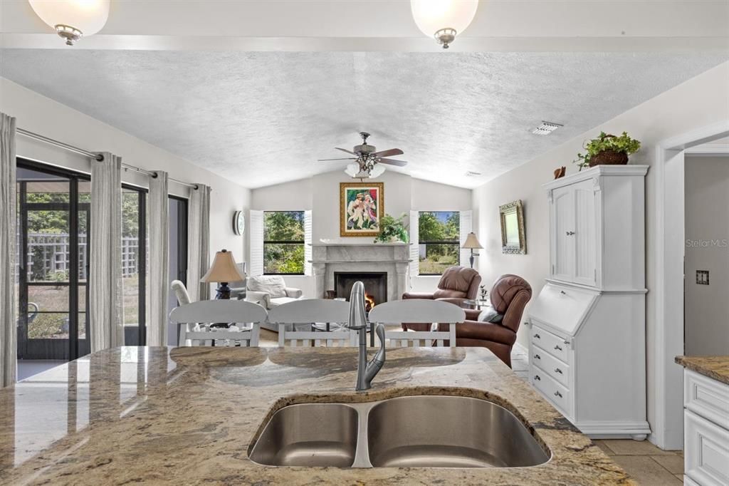 Fireplace, Interior, Living room