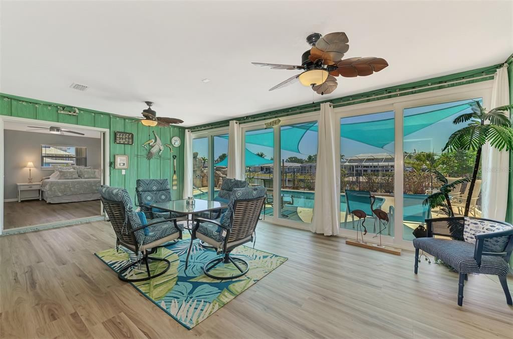 Dining room, Interior, Wood Texture Flooring