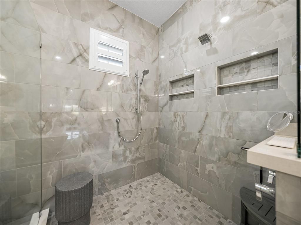 Bathroom, Interior, Marble Walls