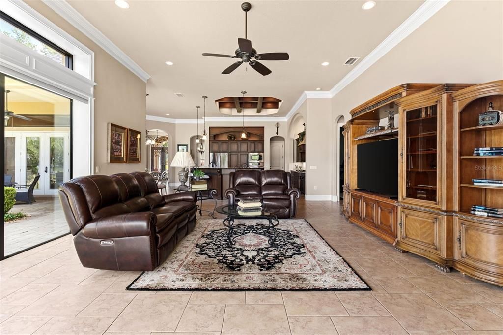 Interior, Kitchen, Living room, Pendant Lights, Recessed Lighting