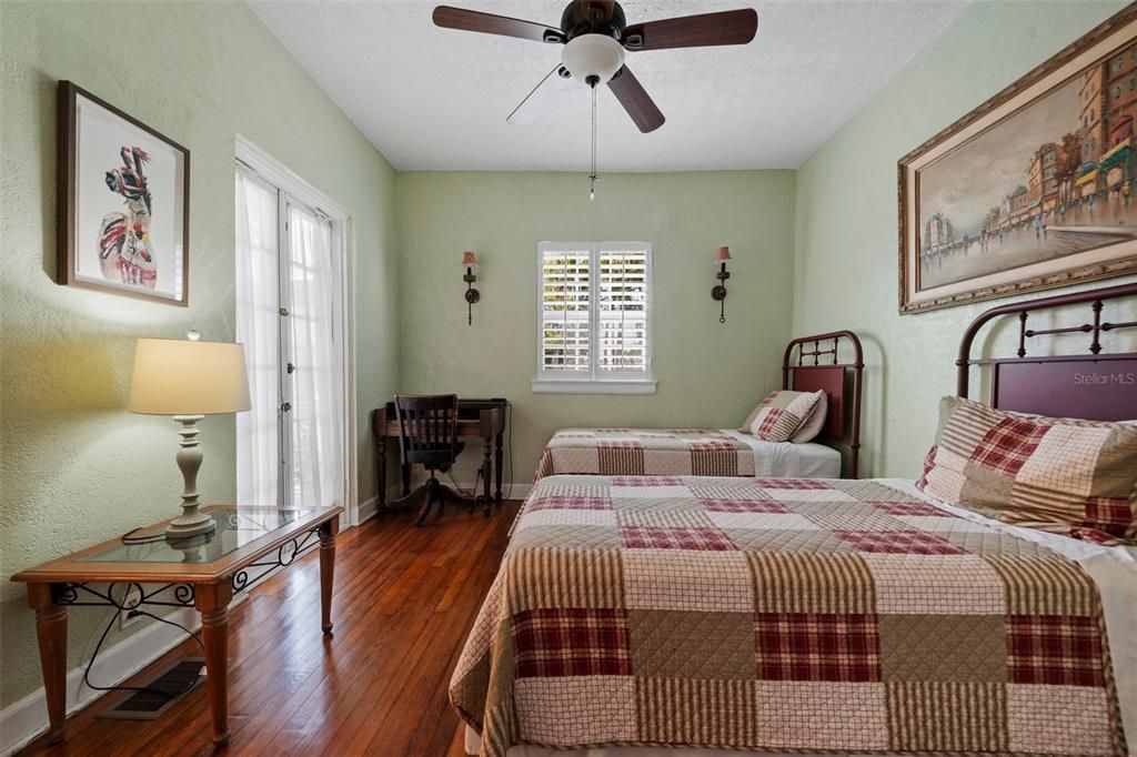 Bedroom, Interior, Wood Texture Flooring