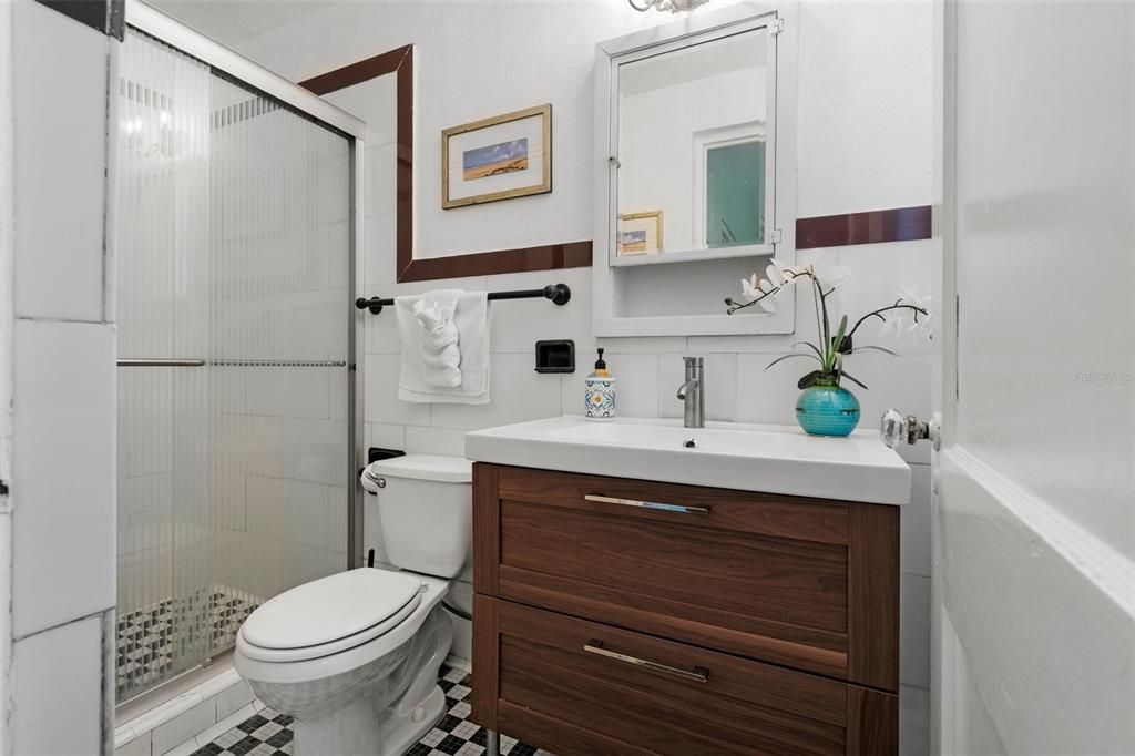 Bathroom, Glass Shower, Interior