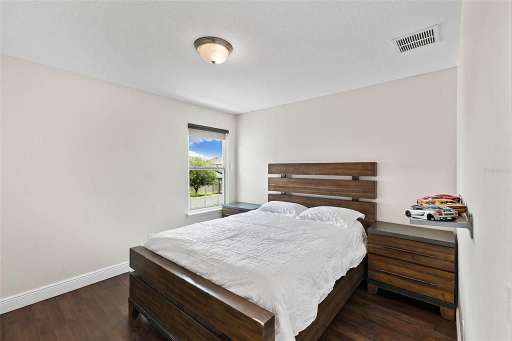 Bedroom, Interior, Wood Texture Flooring