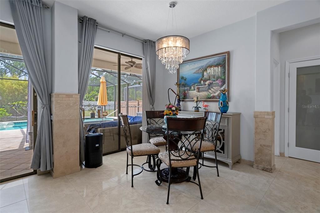 Chandelier, Dining room, Interior
