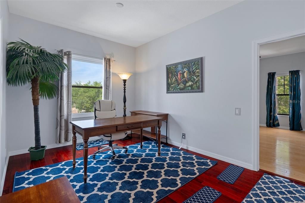 Home Office, Interior, Wood Texture Flooring