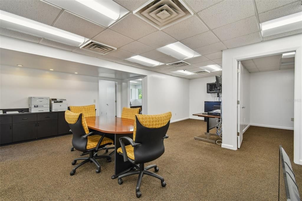 Home Office, Interior, Recessed Lighting