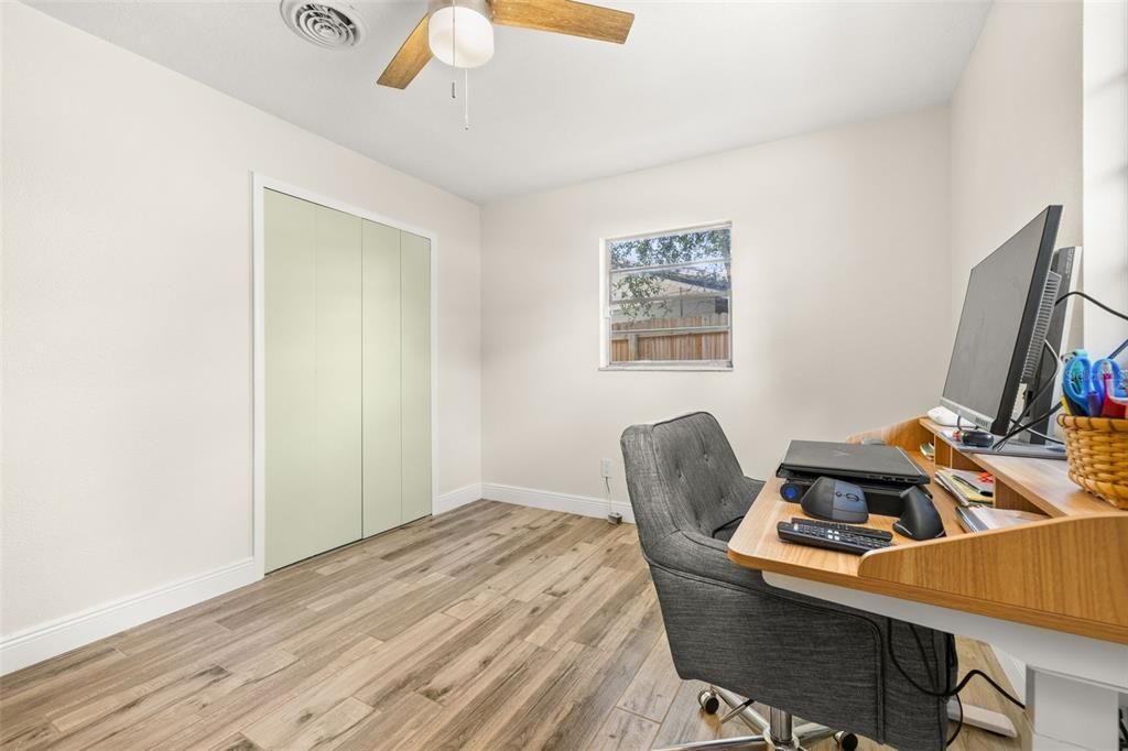 Home Office, Interior, Wood Texture Flooring