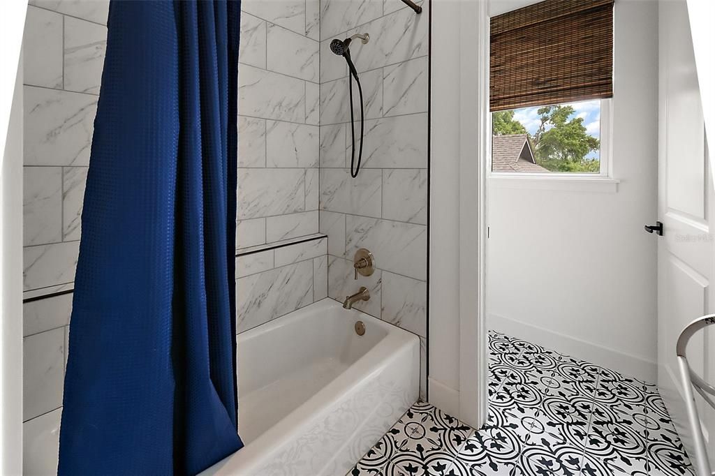 Bathroom, Interior, Marble Walls