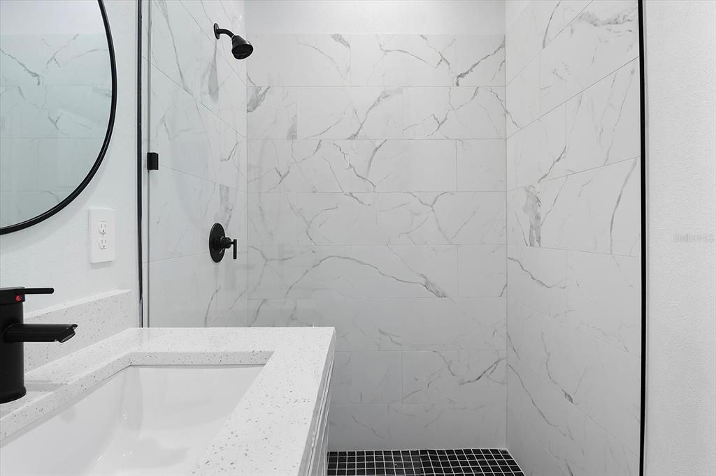 Bathroom, Interior, Marble Walls