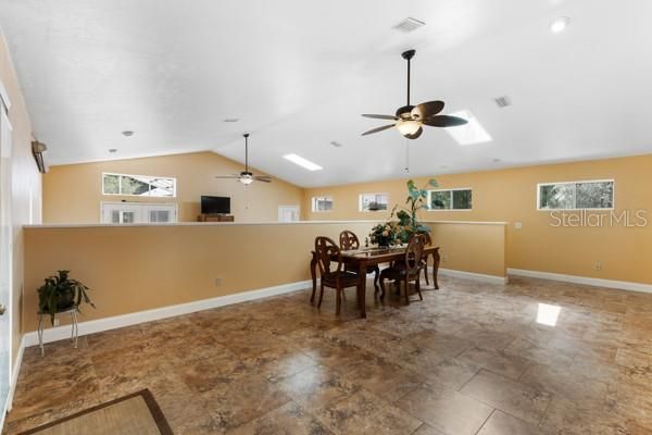 Dining room, Interior, Recessed Lighting