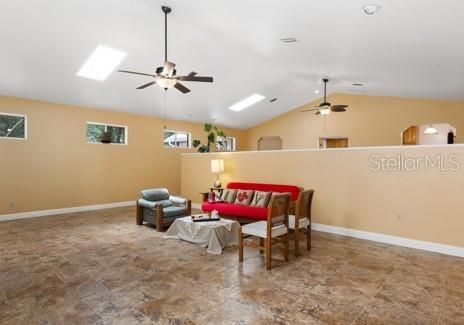 Interior, Living room, Recessed Lighting